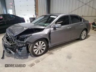 2015 Honda Accord EX-L with VIN 1HGCR2F81FA145774, listed as a Copart auction lot 63627065 with 84,221 mi miles and Salvage title. Bid and sale history available at DreamBid. Image 1.