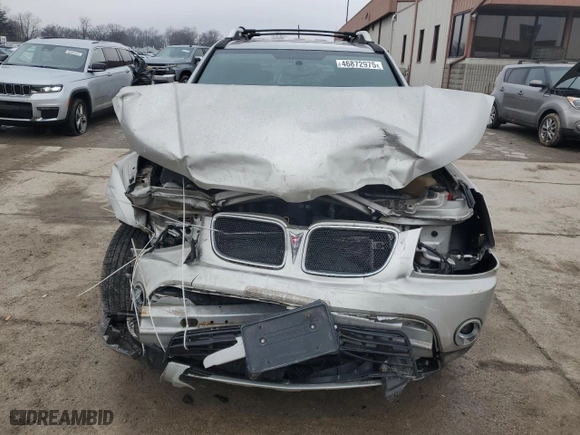 2008 Pontiac Torrent with VIN 2CKDL33F386342743, listed as a Copart auction lot 46872975 with 0 mi miles and Non Repairable. Bid and sale history available at carsss.com. Image 5.