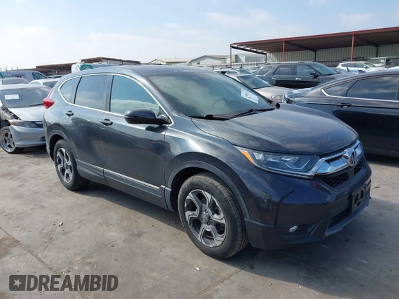 2019 Honda CR-V EX-L with VIN 7FARW1H85KE004222, listed as a IAAI auction lot 41800149 with 52,345 mi miles. Bid and sale history available at carsss.com. Image 1.