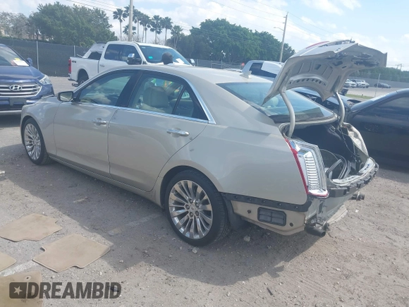 2014 Cadillac CTS Luxury RWD with VIN 1G6AR5SX1E0158438, listed as a IAAI auction lot 41801082 with 28,888 mi miles. Bid and sale history available at carsss.com. Image 3.