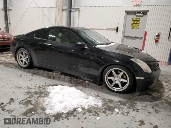 2004 Infiniti G35 Coupe w/Leather with VIN JNKCV54E94M811486, listed as a Copart auction lot 45891785 with 165,607 mi miles and Clean Title. Bid and sale history available at carsss.com. Image 4.