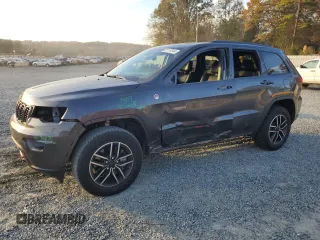 2020 Jeep Grand Cherokee Trailhawk with VIN 1C4RJFLT1LC190827, listed as a Copart auction lot 81197344 with 44,320 mi miles and Salvage title. Bid and sale history available at DreamBid. Image 1.