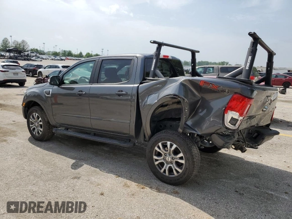 2019 Ford Ranger XL with VIN 1FTER4FHXKLA71059, listed as a Copart auction lot 57252615 with 109,351 mi miles and Salvage title. Bid and sale history available at DreamBid. Image 2.