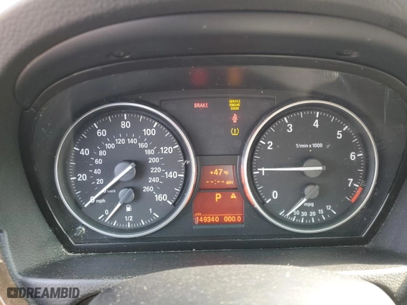 2008 BMW 3 Series 328i with VIN WBAVC53538F008665, listed as a Copart auction lot 48214685 with 149,340 mi miles and Salvage Title. Bid and sale history available at carsss.com. Image 9.
