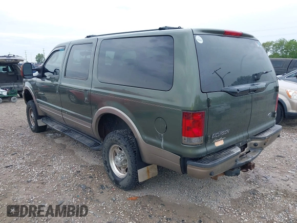 2004 Ford Excursion Eddie Bauer z VIN 1FMSU45P44EA89487, wystawiony jako IAAI lot #42318848 z przebiegiem 210 631 mil mil oraz . Historia ofert i sprzedaży dostępna na DreamBid. Obrazek 3.