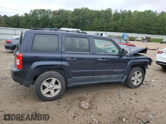 2011 Jeep Patriot Sport with VIN 1J4NT1GA1BD102771, listed as a Copart auction lot 72890744 with 124,327 mi miles and Salvage title. Bid and sale history available at DreamBid. Image 3.