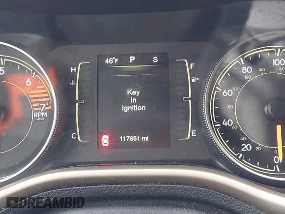 2016 Jeep Cherokee Sport with VIN 1C4PJLAB4GW229799, listed as a IAAI auction lot 41894502 with 117,651 mi miles. Bid and sale history available at carsss.com. Image 7.