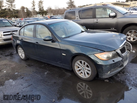 2006 BMW 3 Series 325xi with VIN WBAVD13526KV06530, listed as a Copart auction lot 46499785 with 200,726 mi miles and Salvage Title. Bid and sale history available at carsss.com. Image 4.