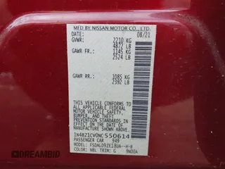 2022 Nissan LEAF SV Plus with VIN 1N4BZ1CV0NC550614, listed as a IAAI auction lot 42730366 with 23,416 mi miles and . Bid and sale history available at DreamBid. Image 9.