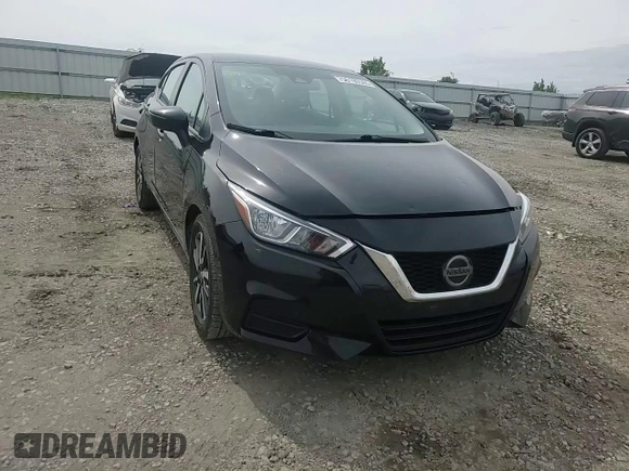 2021 Nissan Versa SV with VIN 3N1CN8EV6ML848171, listed as a Copart auction lot 56190565 with 70,712 mi miles and Salvage title. Bid and sale history available at DreamBid. Image 13.