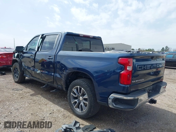 2020 Chevrolet Silverado 1500 LT with VIN 3GCPWCED9LG154491, listed as a IAAI auction lot 41668732 with 93,702 mi miles. Bid and sale history available at carsss.com. Image 3.