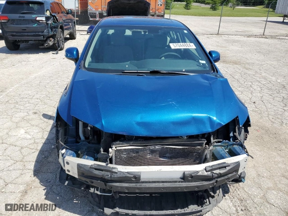 2013 Honda Civic Sdn EX with VIN 2HGFB2F87DH531387, listed as a Copart auction lot 57044884 with 151,129 mi miles and Salvage Title. Bid and sale history available at carsss.com. Image 5.