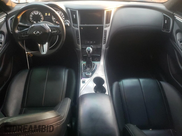 2022 Infiniti Q60 PURE with VIN JN1EV7JK6NM600315, listed as a Copart auction lot 79694504 with 84,201 mi miles and Salvage title. Bid and sale history available at DreamBid. Image 8.