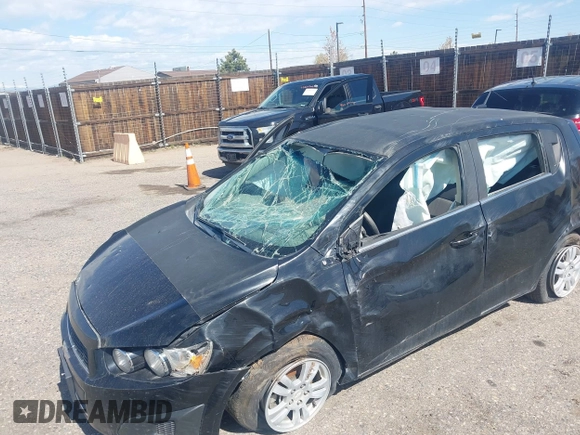 2012 Chevrolet Sonic LT with VIN 1G1JC6SB9C4200197, listed as a IAAI auction lot 42085421 with 124,667 mi miles. Bid and sale history available at carsss.com. Image 6.