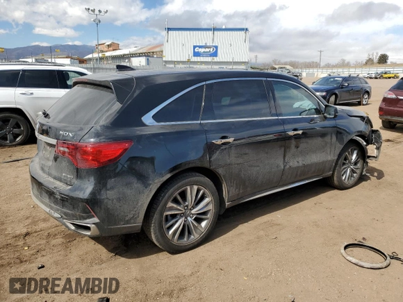 2017 Acura MDX w/Technology Pkg with VIN 5FRYD4H59HB023934, listed as a Copart auction lot 48361165 with 65,083 mi miles and Salvage Title. Bid and sale history available at carsss.com. Image 3.
