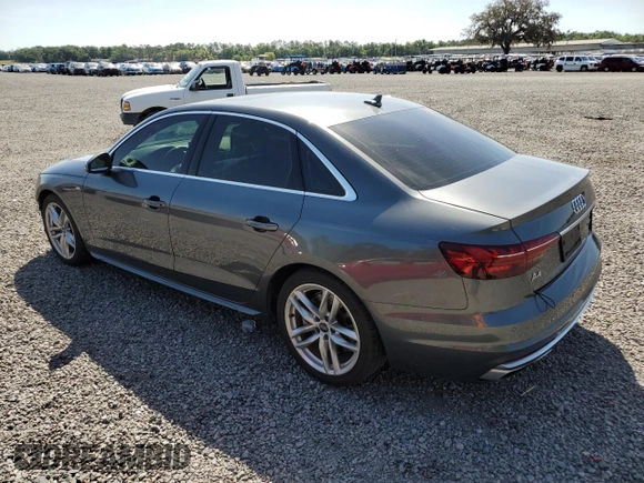 2020 Audi A4 Premium Plus with VIN WAUENAF4XLN012927, listed as a Copart auction lot 50326715 with 58,648 mi miles and Salvage title. Bid and sale history available at DreamBid. Image 2.