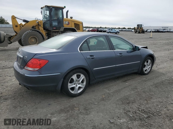 2007 Acura RL Technology with VIN JH4KB16637C003907, listed as a Copart auction lot 48901375 with 250,312 mi miles and Salvage title. Bid and sale history available at DreamBid. Image 3.