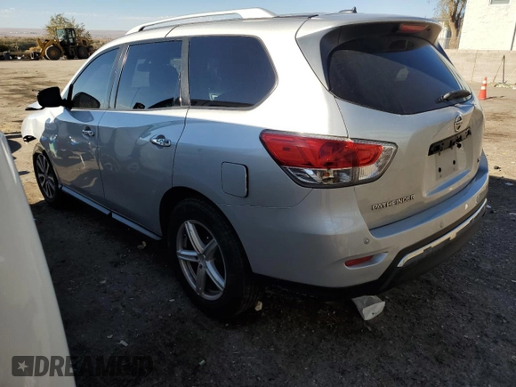 2015 Nissan Pathfinder SV with VIN 5N1AR2MN9FC603138, listed as a Copart auction lot 80979204 with 205,928 mi miles and Salvage title. Bid and sale history available at DreamBid. Image 2.