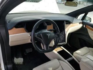 2020 Tesla Model X Long Range with VIN 5YJXCBE24LF253100, listed as a Copart auction lot 53601095 with Not Provided miles and Salvage Title. Bid and sale history available at carsss.com. Image 8.