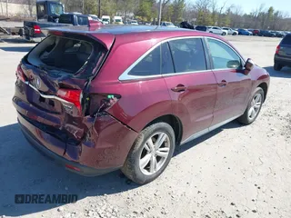2014 Acura RDX Tech Pkg with VIN 5J8TB4H58EL012953, listed as a IAAI auction lot 41839228 with 165,669 mi miles. Bid and sale history available at carsss.com. Image 4.