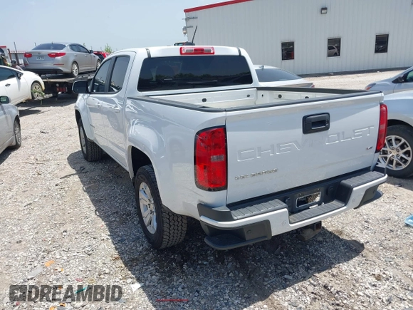 2022 Chevrolet Colorado 2WD LT with VIN 1GCGSCEN8N1159669, listed as a IAAI auction lot 42261442 with 110,875 mi miles and . Bid and sale history available at DreamBid. Image 3.