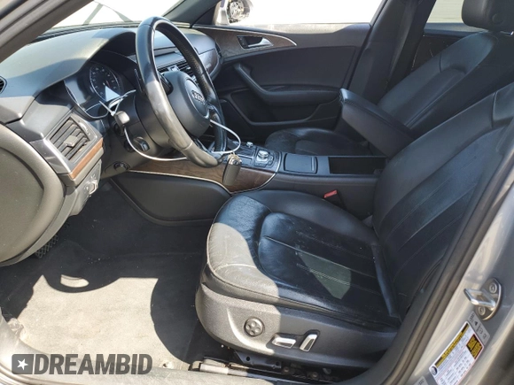 2016 Audi A6 Premium Plus with VIN WAUGFAFC9GN115615, listed as a Copart auction lot 55492445 with 121,509 mi miles and Salvage title. Bid and sale history available at DreamBid. Image 7.
