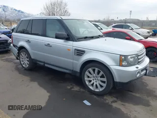 2006 Land Rover Range Rover Sport SC with VIN SALSH23406A960152, listed as a IAAI auction lot 41467139 with 167,916 mi miles. Bid and sale history available at carsss.com. Image 1.