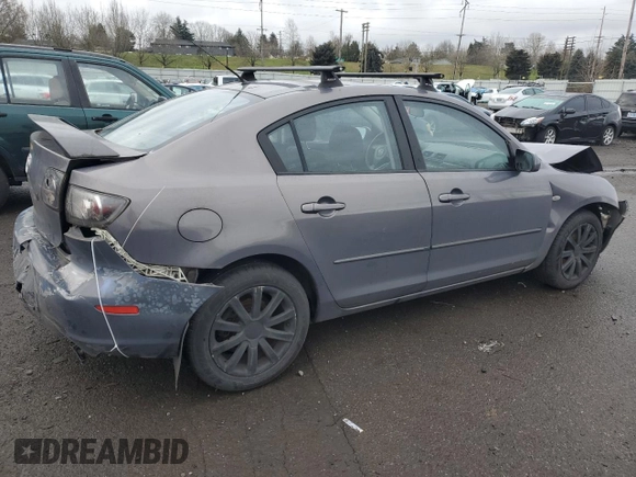 2007 Mazda Mazda3 i Sport with VIN JM1BK32F471670533, listed as a Copart auction lot 44348535 with 211,660 mi miles and Salvage Title. Bid and sale history available at carsss.com. Image 3.