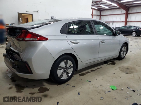 2019 Hyundai Ioniq Blue with VIN KMHC65LC3KU109770, listed as a Copart auction lot 51158015 with 46,006 mi miles and Salvage Title. Bid and sale history available at DreamBid. Image 3.