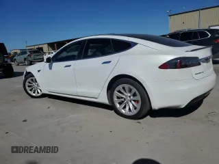 2016 Tesla Model S 90D with VIN 5YJSA1E49GF159988, listed as a Copart auction lot 76457024 with Not Provided miles and Salvage Title. Bid and sale history available at DreamBid. Image 2.