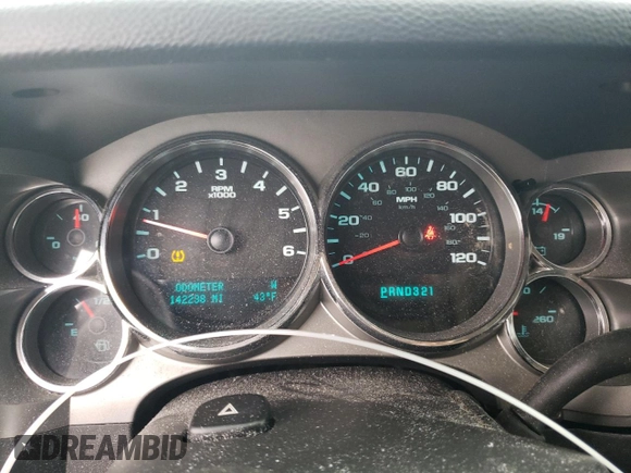 2011 Chevrolet Silverado 1500 LT with VIN 1GCRCSEA1BZ217437, listed as a Copart auction lot 42629445 with 142,238 mi miles and Salvage Title. Bid and sale history available at DreamBid. Image 9.