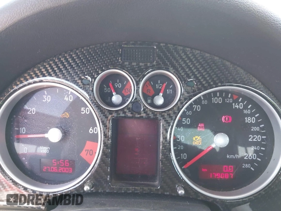 2005 Audi TT with VIN TRUUF28N551003303, listed as a IAAI auction lot 42697103 with 179,087 mi miles and . Bid and sale history available at DreamBid. Image 7.
