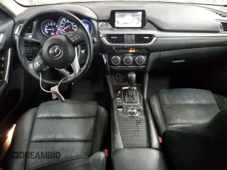 2016 Mazda 6 i Sport with VIN JM1GJ1U54G1409985, listed as a Copart auction lot 53672785 with 185,258 mi miles and Salvage Title. Bid and sale history available at DreamBid. Image 8.
