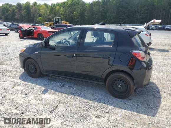 2022 Mitsubishi Mirage ES с VIN ML32AUHJ5NH009170, выставлен на аукционе Copart как лот 54582395 с пробегом 152 663 миль миль и Списание • Salvage title. История ставок и продаж доступна на DreamBid. Изображение 2.