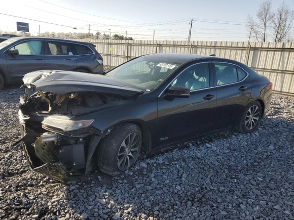2015 Acura TLX with VIN 19UUB1F3XFA015080, listed as a Copart auction lot 49182115 with 85,939 mi miles and Salvage Title. Bid and sale history available at carsss.com. Image 1.
