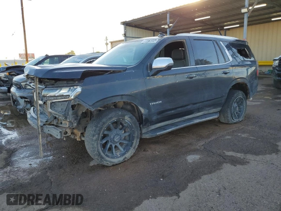 2023 Chevrolet Tahoe Premier с VIN 1GNSCSKD4PR459198, выставлен на аукционе Copart как лот 85776374 с пробегом 30 983 миль миль и Чистый • Clean title. История ставок и продаж доступна на DreamBid. Изображение 1.