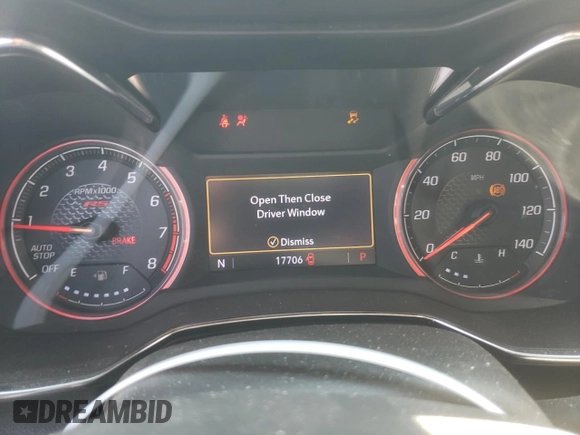 2022 Chevrolet TrailBlazer RS with VIN KL79MTSL6NB130006, listed as a Copart auction lot 66009304 with 17,706 mi miles and Salvage Title. Bid and sale history available at DreamBid. Image 9.