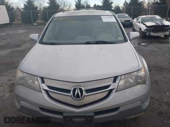 2009 Acura MDX Tech Pkg with VIN 2HNYD28669H517849, listed as a IAAI auction lot 41483890 with 214,096 mi miles. Bid and sale history available at carsss.com. Image 12.