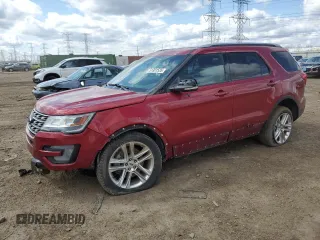 2016 Ford Explorer XLT with VIN 1FM5K8D86GGB40260, listed as a Copart auction lot 51301535 with 75,152 mi miles and Salvage Title. Bid and sale history available at carsss.com. Image 1.