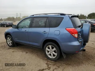 2008 Toyota RAV4 Limited with VIN JTMZK31V586015809, listed as a Copart auction lot 55069405 with 327,465 mi miles and Salvage title. Bid and sale history available at DreamBid. Image 2.