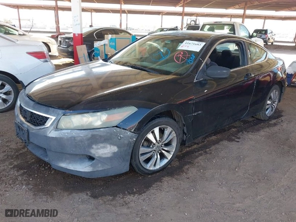 2008 Honda Accord Cpe LX-S with VIN 1HGCS12308A016579, listed as a IAAI auction lot 41671683 with 278,618 mi miles. Bid and sale history available at carsss.com. Image 2.