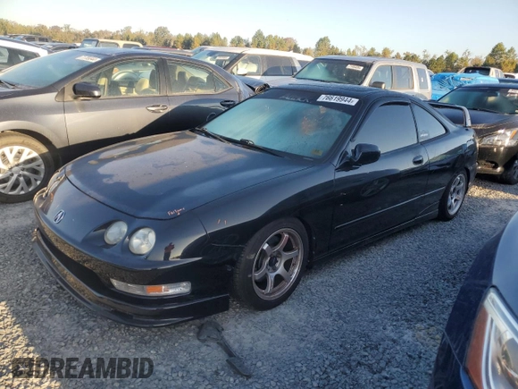 2001 Acura Integra LS with VIN JH4DC43561S004050, listed as a Copart auction lot 76619944 with 210,876 mi miles and Salvage Title. Bid and sale history available at carsss.com. Image 1.