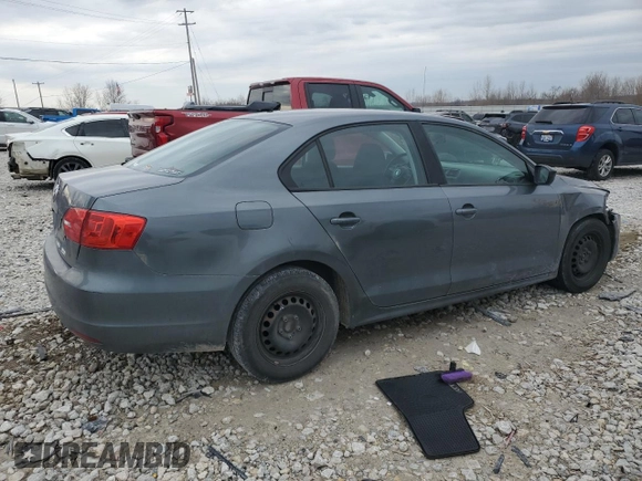 2014 Volkswagen Jetta Sedan S with VIN 3VW2K7AJ6EM323103, listed as a Copart auction lot 50752035 with 132,650 mi miles and Clean Title. Bid and sale history available at carsss.com. Image 3.
