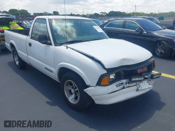 1997 GMC Sonoma with VIN 1GTCS1441VK518317, listed as a IAAI auction lot 42183464 with 75,862 mi miles. Bid and sale history available at carsss.com. Image 13.