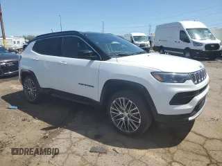 2024 Jeep Compass Limited with VIN 3C4NJDCN0RT602348, listed as a Copart auction lot 54323065 with 17,523 mi miles and Salvage title. Bid and sale history available at DreamBid. Image 4.