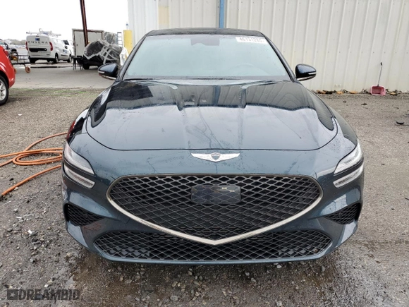 2023 Genesis G70 2.0T with VIN KMTG34TA5PU104568, listed as a Copart auction lot 46131285 with 38,319 mi miles and Salvage Title. Bid and sale history available at carsss.com. Image 5.