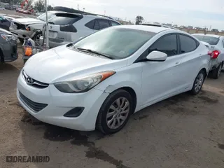 2012 Hyundai Elantra Limited with VIN 5NPDH4AE8CH125248, listed as a IAAI auction lot 41915686 with 152,099 mi miles. Bid and sale history available at carsss.com. Image 2.