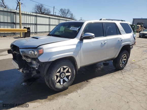 2022 Toyota 4Runner TRD Off Road Premium with VIN JTERU5JR7N6008778, listed as a Copart auction lot 48553875 with 44,159 mi miles and Salvage Title. Bid and sale history available at carsss.com. Image 1.