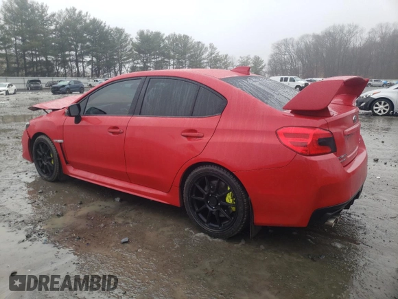 2020 Subaru WRX STI Limited with VIN JF1VA2Y66L9804302, listed as a Copart auction lot 44375725 with 34,734 mi miles and Salvage Title. Bid and sale history available at carsss.com. Image 2.