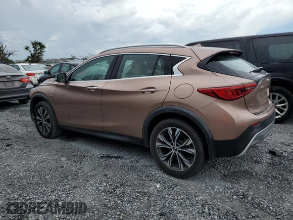 2018 Infiniti QX30 Premium with VIN SJKCH5CR7JA041151, listed as a Copart auction lot 65256585 with 129,102 mi miles and Salvage title. Bid and sale history available at DreamBid. Image 2.